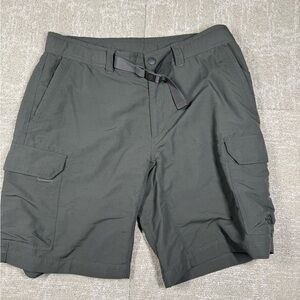 The North Face Belted Active Hiking Outdoor Gray Mens Shorts Size 34